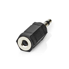 Adapter Audio Stecker 3.5 mm Stereo Klinke Buchse zu 3.5 mm Mono Klinke