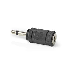 Adapter Audio Stecker 3.5 mm Stereo Klinke Buchse zu 3.5 mm Mono Klinke