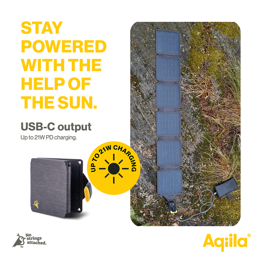 Aqiila Sunbird P21 21W Solar charger