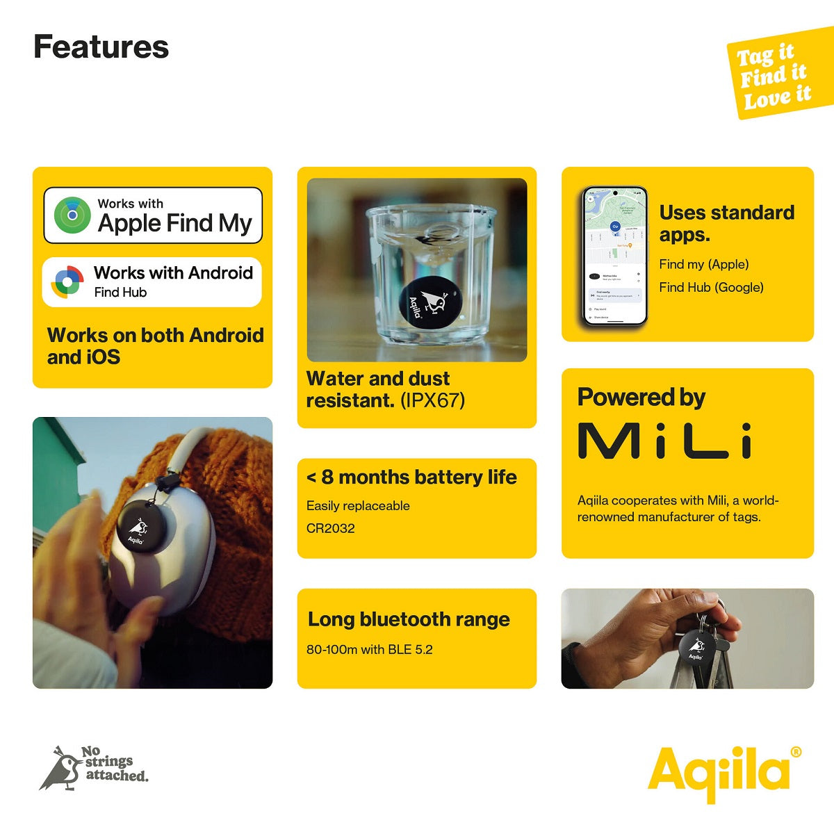 Aqiila Tagbird Bike Bell