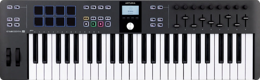 Arturia KeyLab Essential MK3-49 MIDI-Keyboard (Schwarz)
