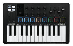 Arturia MiniLab 3 MIDI-Keyboard (Schwarz)