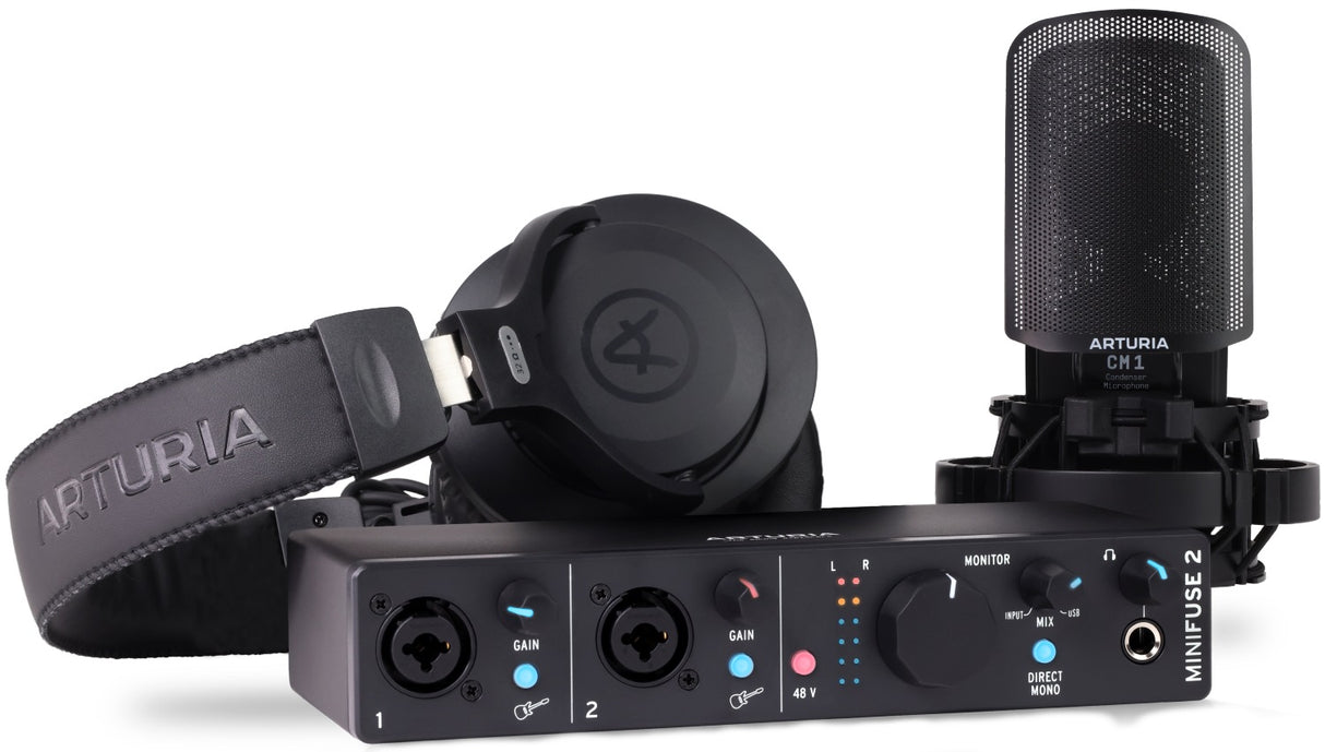Arturia Minifuse Recording Pack (Schwarz)