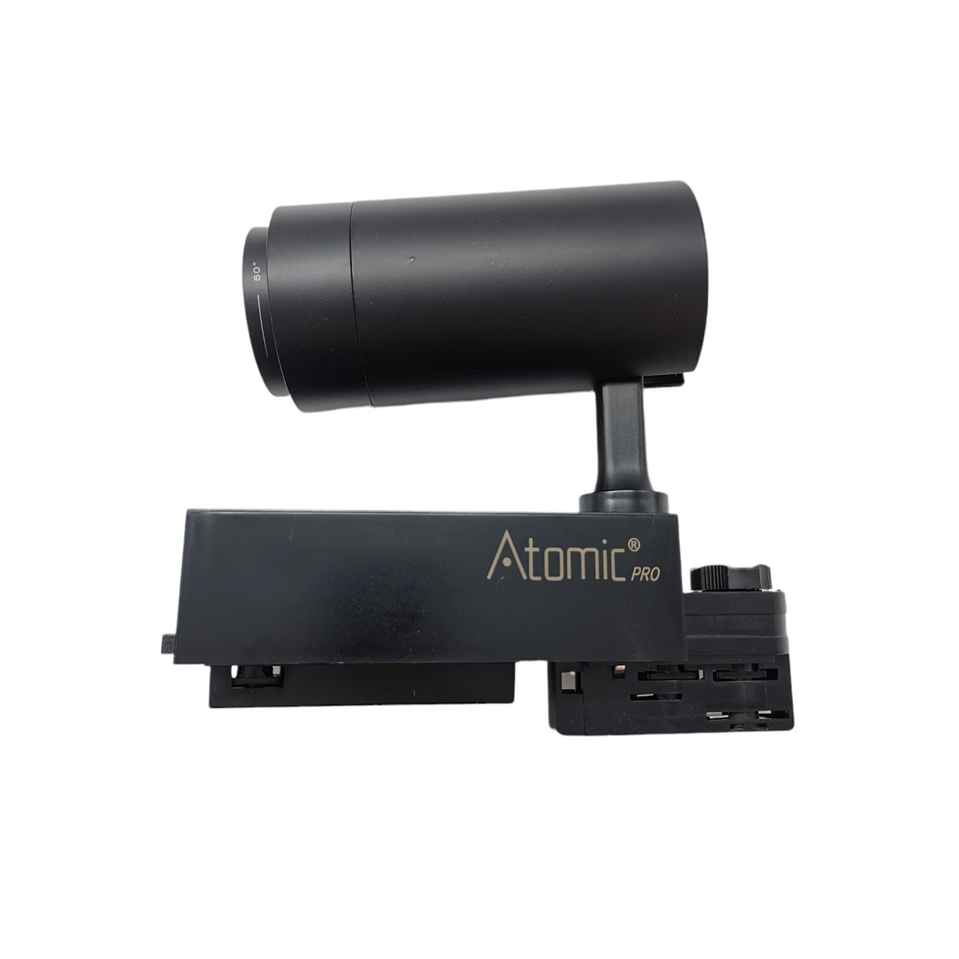 Atomic Pro FLZ-20 Schienenspot (20 Watt, 3200K, Schwarz)