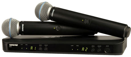 Shure BLX288E/B58-S8 Handheld Mikrofonset