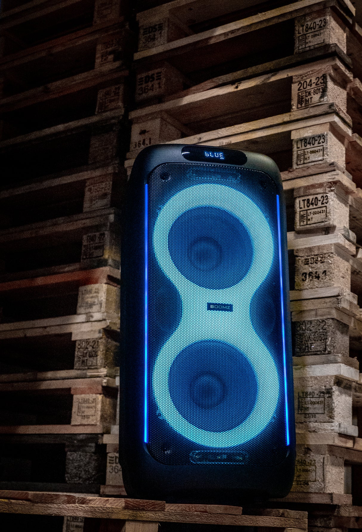 BOOMZ Acht Party Lautsprecher mit Licht