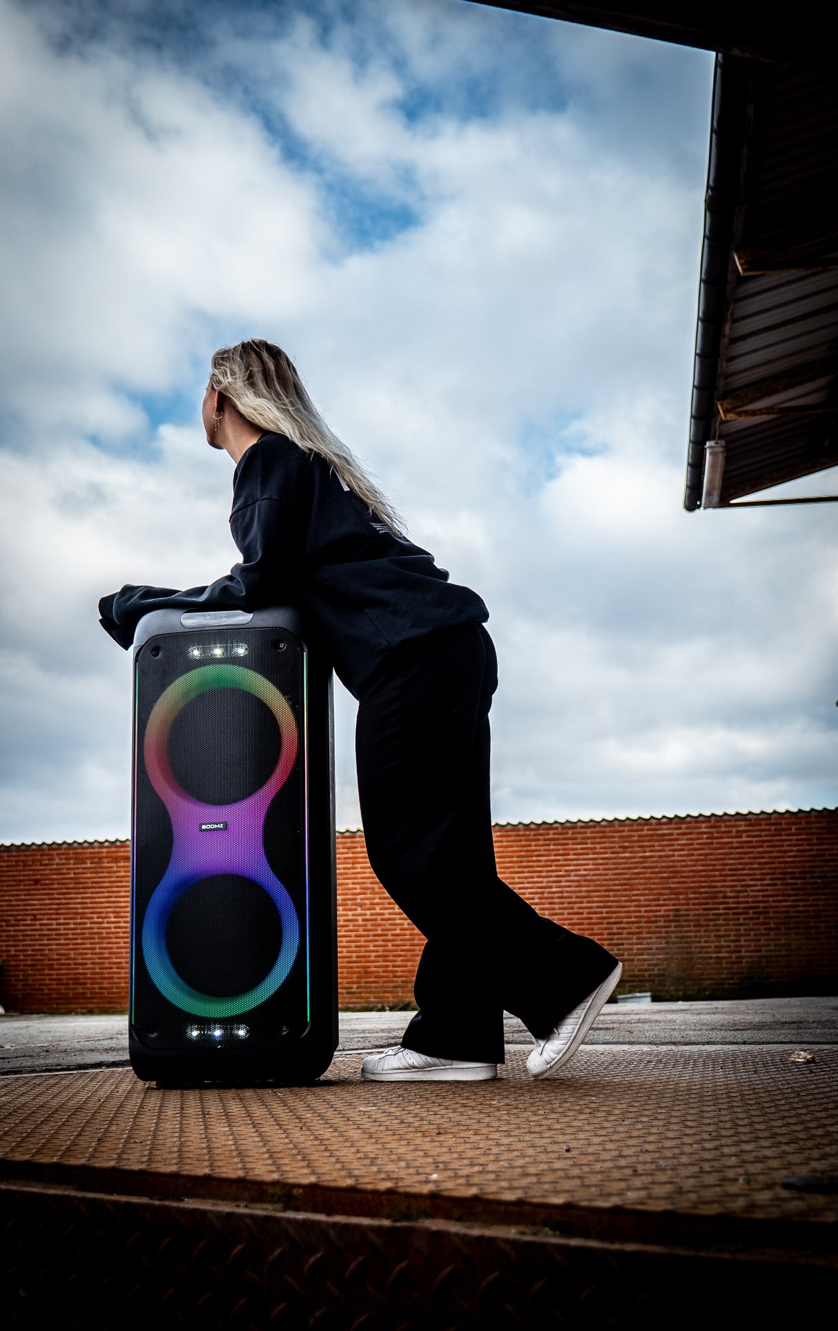 BOOMZ Raver Party Lautsprecher mit Lichtern