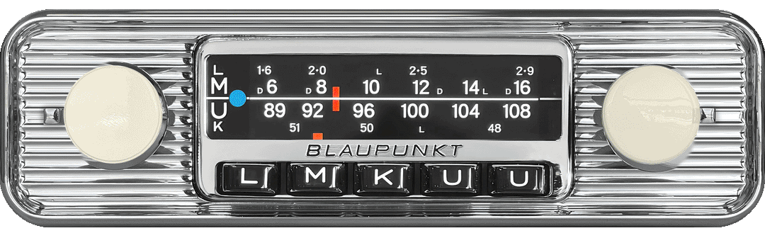 Blaupunkt Frankfurt Stereo Classic Retro-Autoradio mit DAB+, Bluetooth und USB