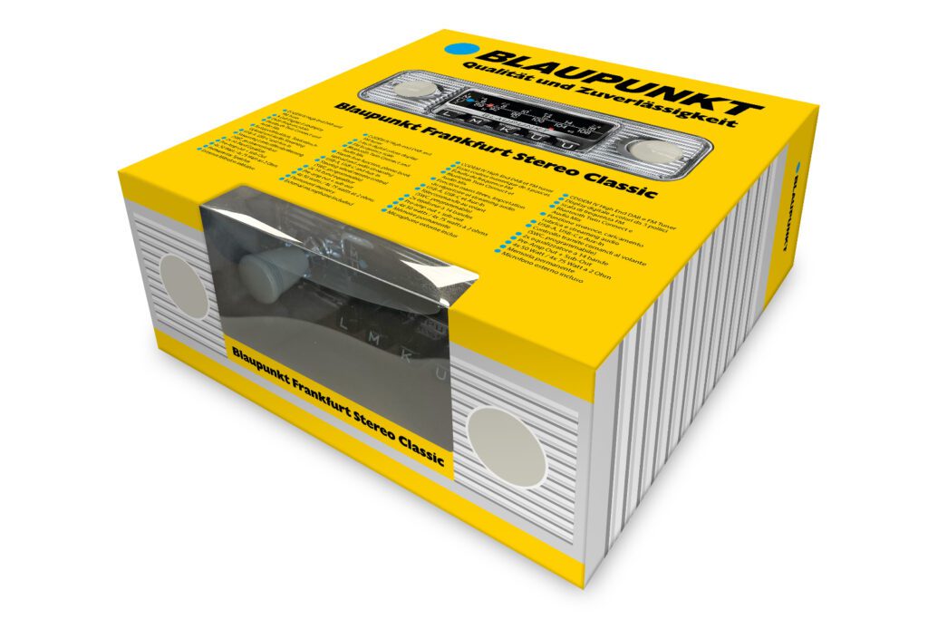 Blaupunkt Frankfurt Stereo Classic Retro-Autoradio mit DAB+, Bluetooth und USB