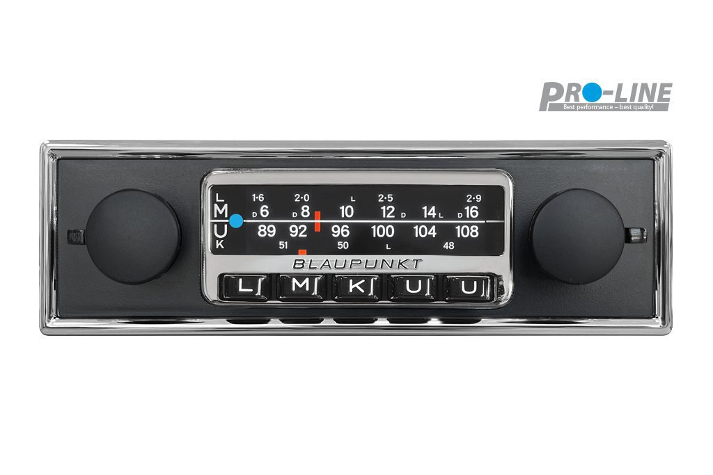 Blaupunkt Frankfurt Stereo Retro-Autoradio mit DAB+, Bluetooth, USB-C und AUX