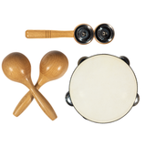 Kinder-Holz-Percussion-Geschenkbox mit 3 Teilen