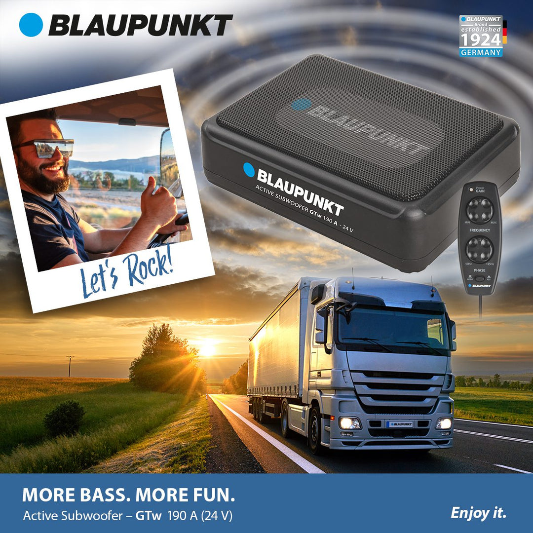 Blaupunkt GTW 190 A-24 Aktiver Subwoofer (24 Volt)