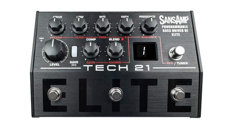 Tech 21 Programmable Bass Driver ELITE Bass-Preamp