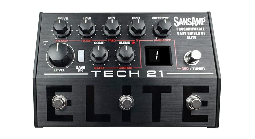 Tech 21 Programmable Bass Driver ELITE Bass-Preamp