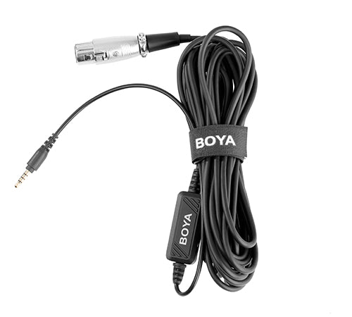 Boya iOS adapterkabel XLR til TRRS (BY-BCA6)