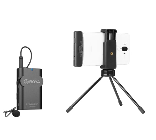 Boya kabelloses Set mit USB-c-Empfänger und Lavalier-Sender WM4