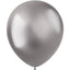 Ballons 10 Stk. (Intens Silber, 33cm)