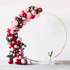 Ballons 50 Stk. (Matt Pulver Pink, 33cm)