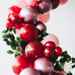 Ballons 50 Stk. (Matt Pulver Pink, 33cm)