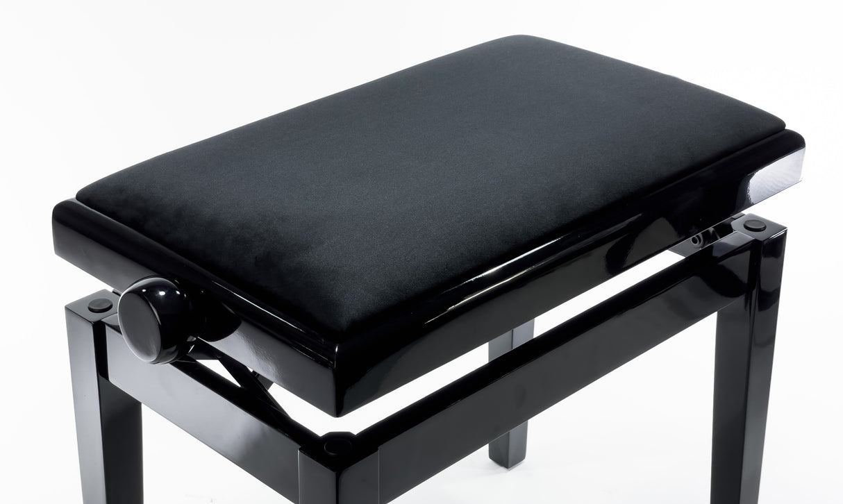 Grooveland KB200 Klavierbank (Schwarz Hochglanz)