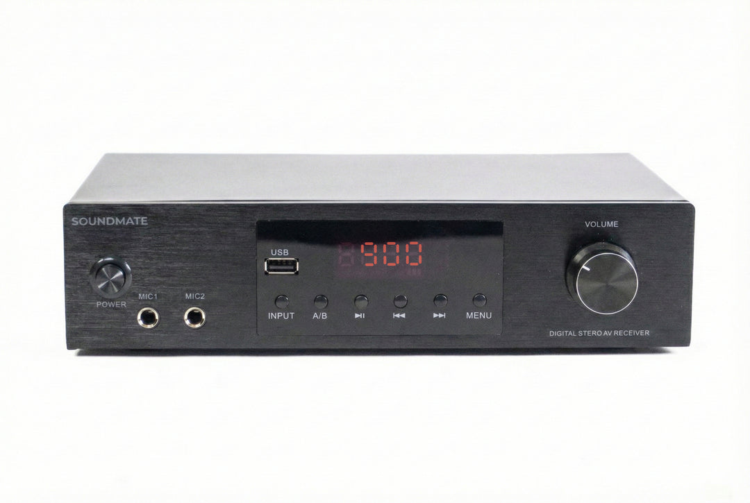 SoundMate HBS-05 Regal-Lautsprecher & Verstärker Bundle