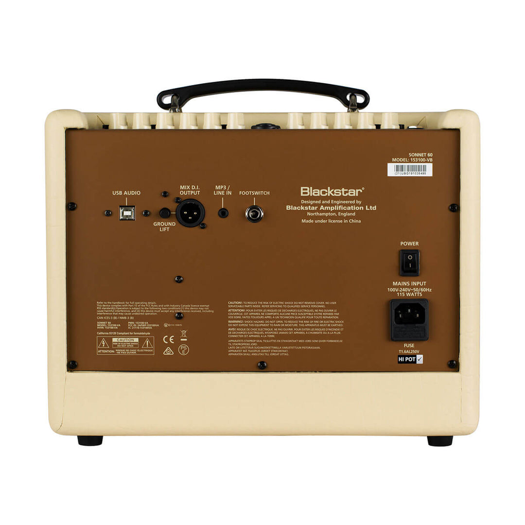 Blackstar Sonnet 60 akustischer Gitarrenverstärker (Blond)