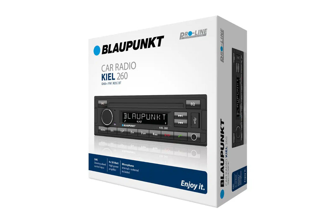 Blaupunkt Kiel 260 1-DIN-Autoradio mit DAB+, Bluetooth, USB & AUX