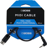 Boss BMIDI-1-35 TRS to MIDI adapter cable (30cm)