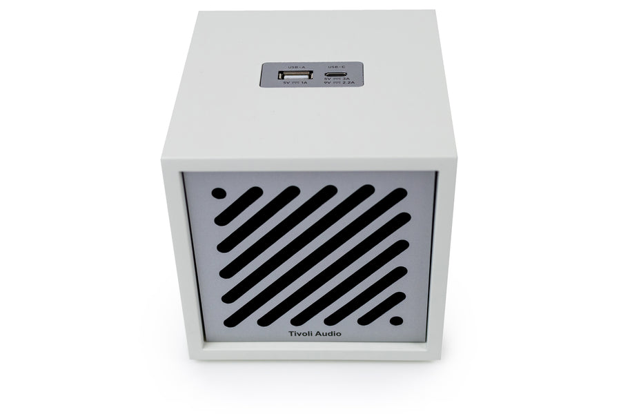 Tivoli Audio Boutigue Bluetooth-Lautsprecher, Weiß/Silber