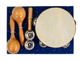 Kinder-Holz-Percussion-Geschenkbox mit 3 Teilen