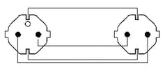 ProCab Shuko Stromverlängerungskabel 3x1,5 mm2 5 m