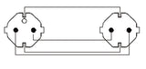 ProCab Shuko power forlænger kabel 3x1,5 mm2 5 m