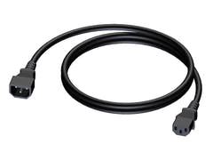 ProCab Stromkabel 3 x 1,5 mm², weiblich Euro>männlich Euro, 0,7 m