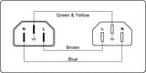 ProCab powerkabel 3 x 1,5 mm², hun Euro>han Euro, 0,7 m