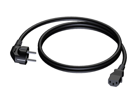 ProCab powerkabel 3x1,5 mm², hun Euro>Schuko han, 0,7 m