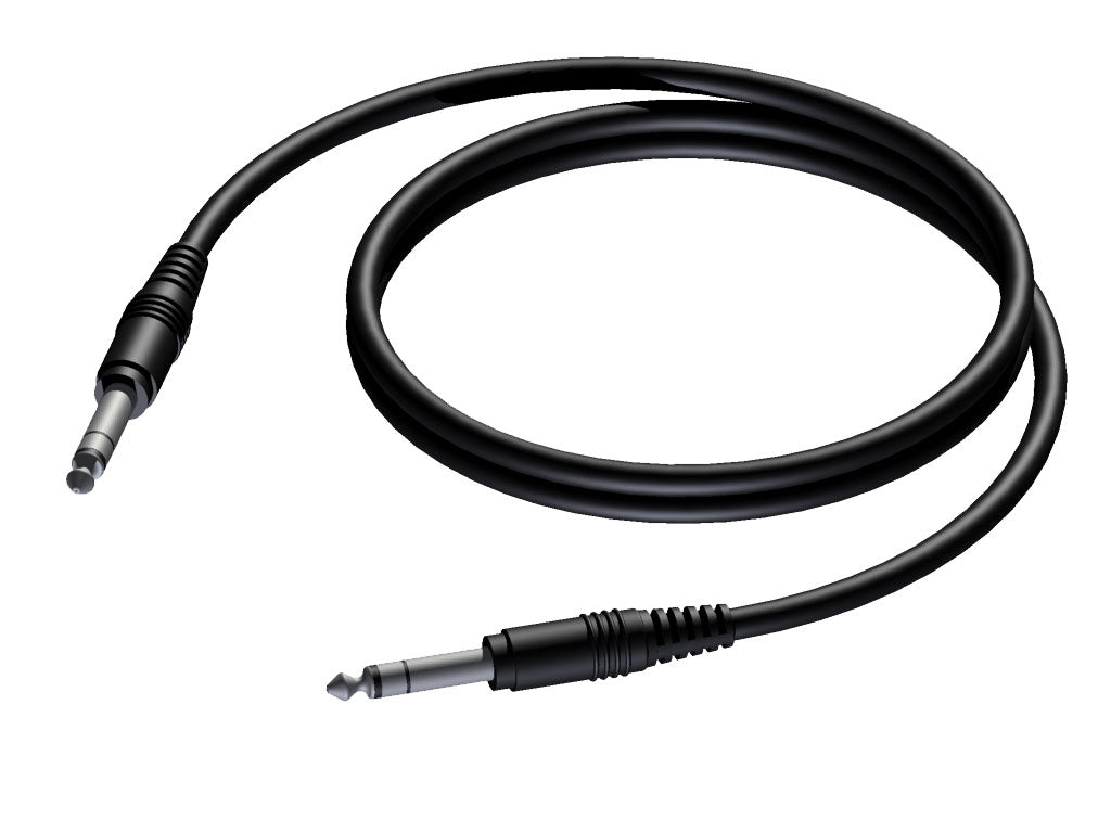 ProCab Mikrofonkabel Stereo-Klinke > Klinke 1,5 m
