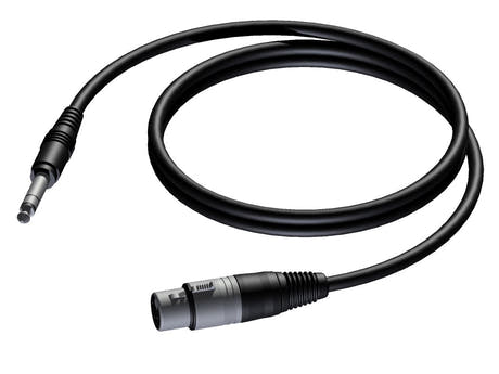 ProCab XLR-Buchse > Stereo-Klinke – symmetrisches Kabel 1,5 m