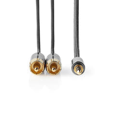 Premium StereoRCA til minijack (2m)