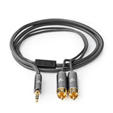 Premium StereoRCA til minijack (1m)