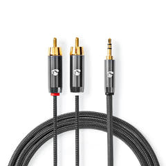 Premium StereoRCA til minijack (2m)