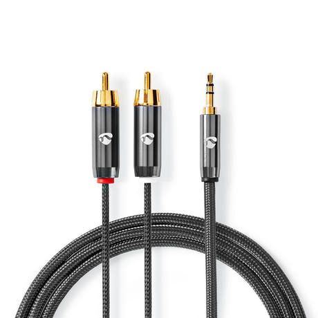 Premium StereoRCA til minijack (5m)