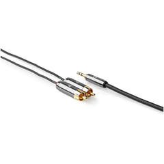 Premium StereoRCA til minijack (2m)