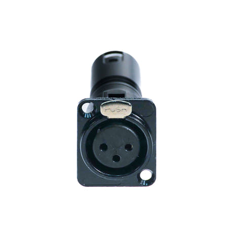 Perfex XLR Stecker zu XLR Buchse Chassis Stecker,(Sort)