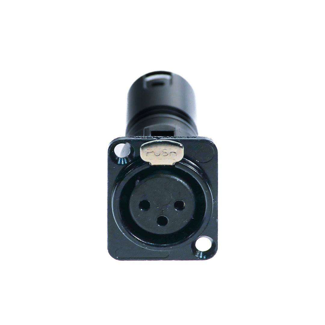 Perfex XLR Stecker zu XLR Buchse Chassis Stecker,(Sort)