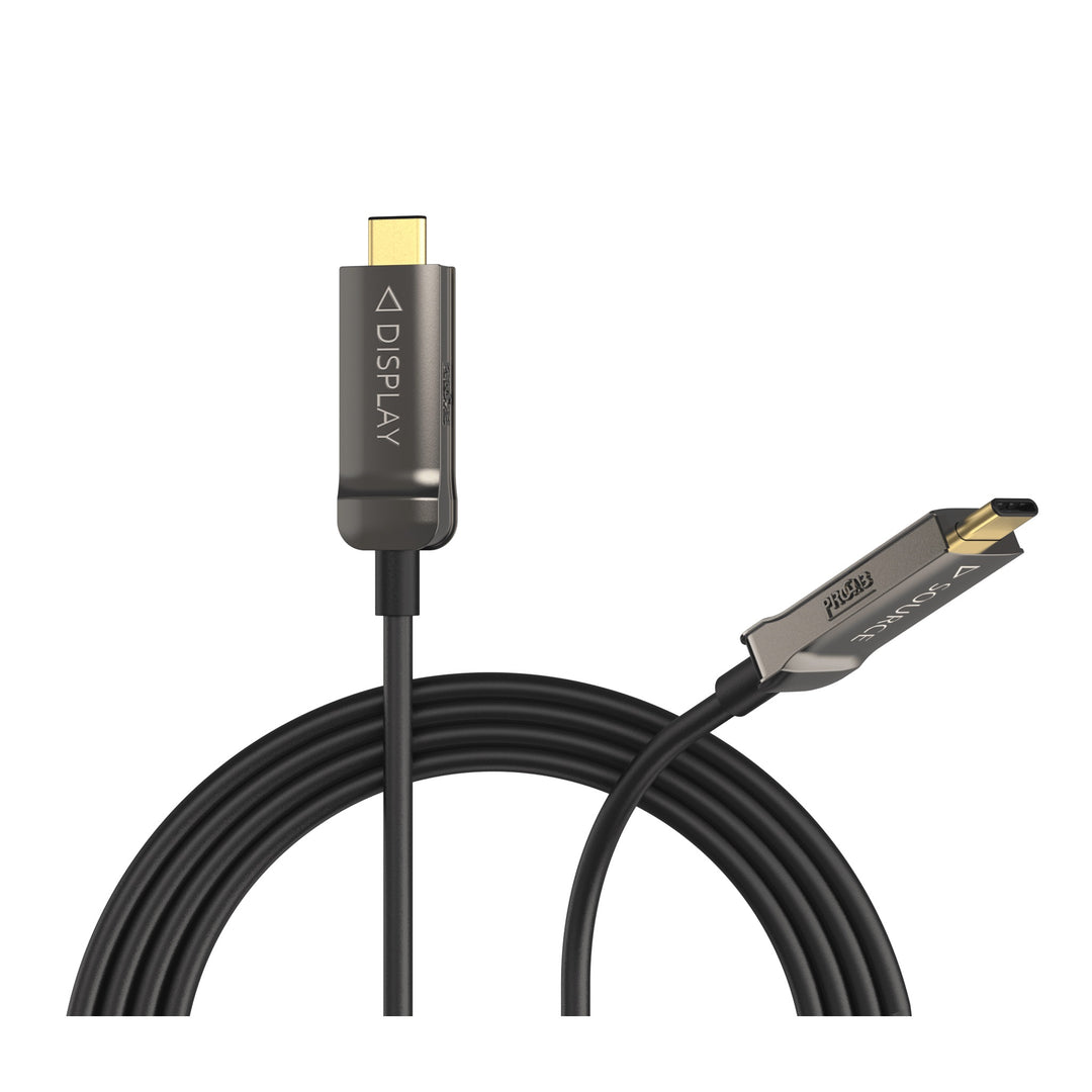 ProCab USB C aktives optisches Kabel 4K@60 Hz Displayport 30 m