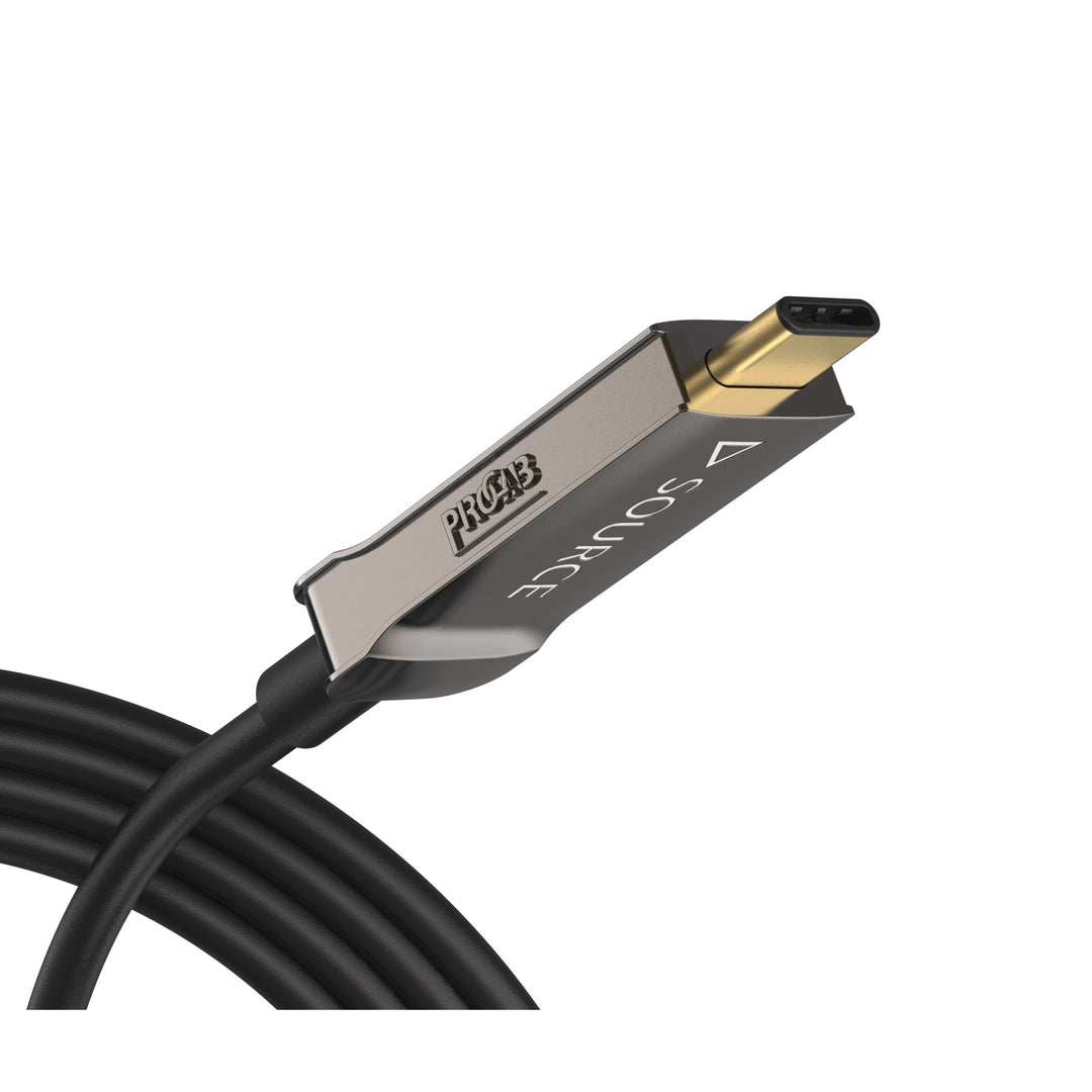 ProCab USB C aktives optisches Kabel 4K@60 Hz Displayport 30 m
