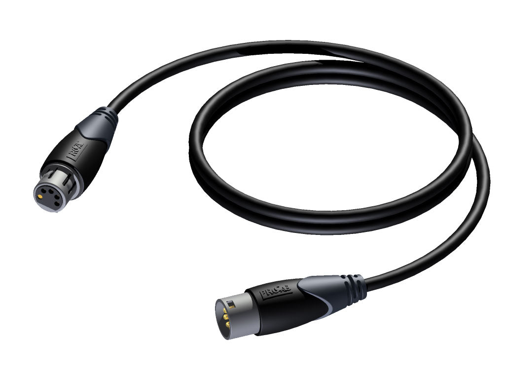 ProCab DMX-AES 110 Ohm digitales audio 5-poliger XLR 0,5 m