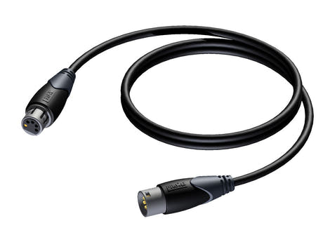 ProCab DMX-AES 110 Ohm digitales audio 5-poliger XLR 0,5 m