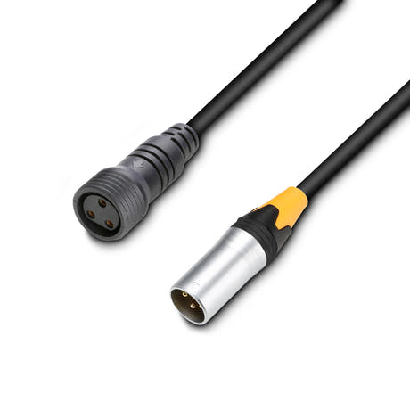 Cameo DMX 3 AD IN IP65 - DMX-Adapter IN für LED IP-Par 3-polig, 1,0 m