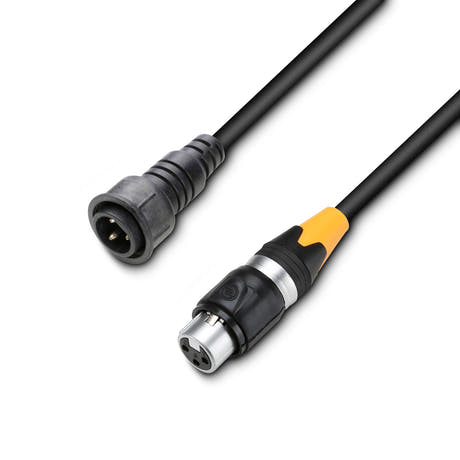 Cameo DMX 3 AD OUT IP65 - DMX-Adapter OUT für LED IP-Par, 3-polig, 1,0 m